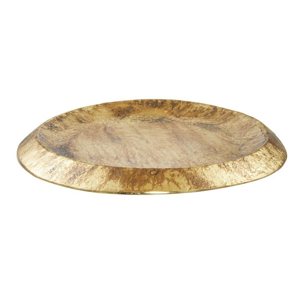 Arteriors Home Everett Centerpiece Distressed Antique Brass
