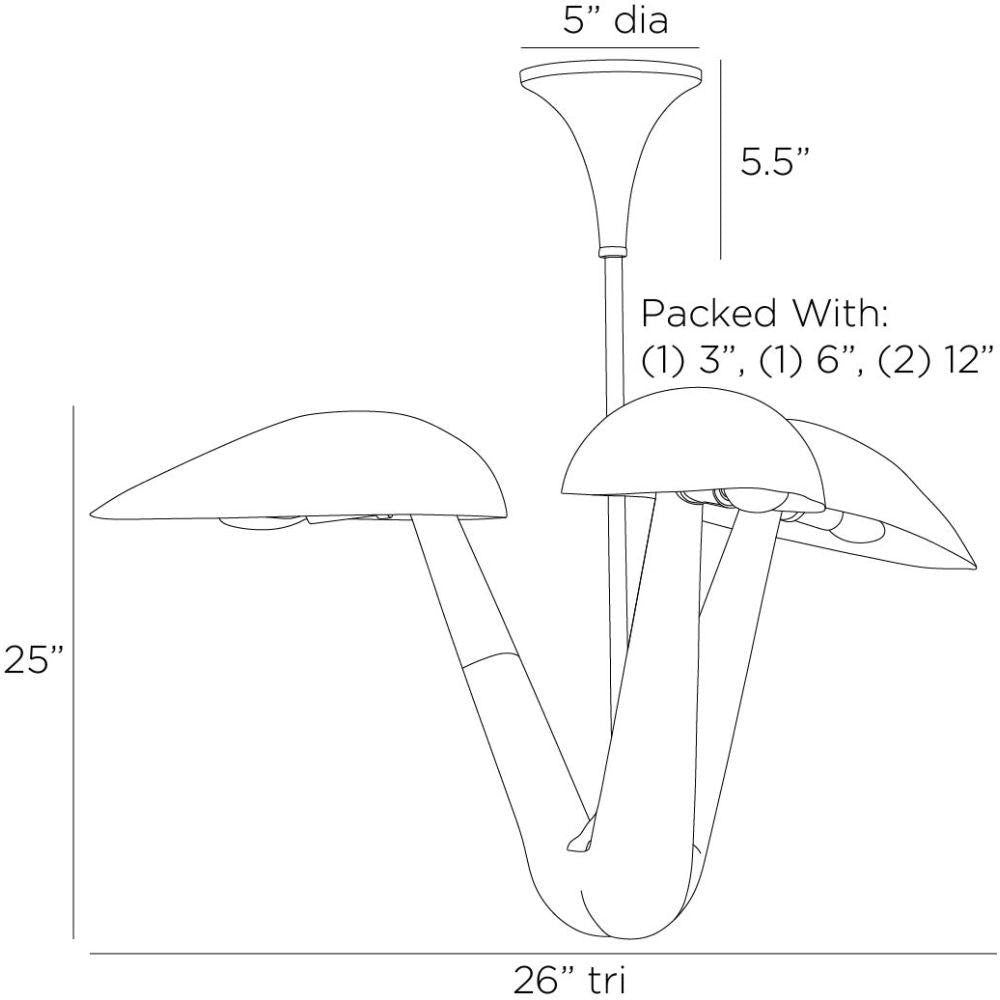 Arteriors Home Everglades Chandelier