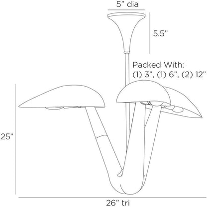 Arteriors Home Everglades Chandelier