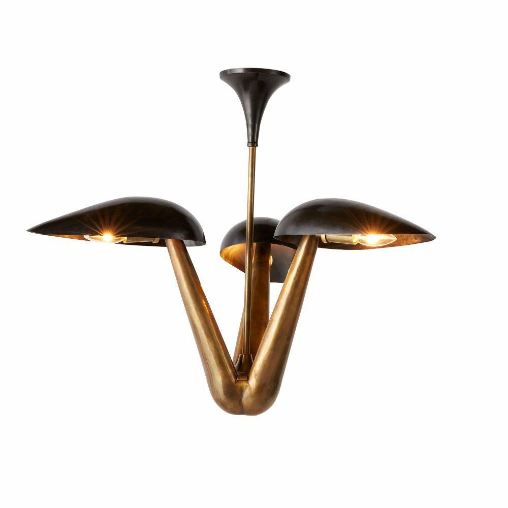 Arteriors Home Everglades Chandelier Blackened Iron