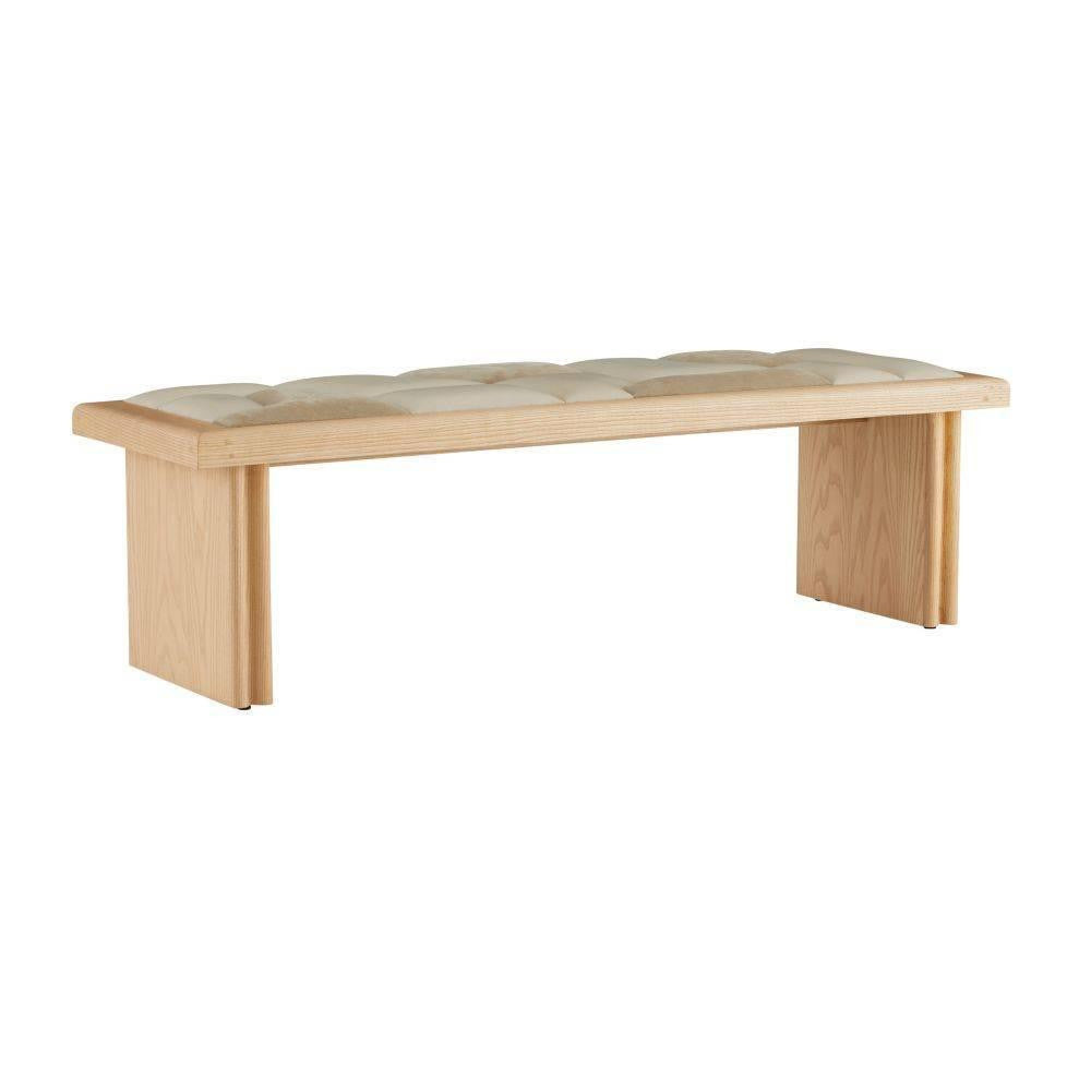 Arteriors Home Fairfield Bench Greige, Taupe, Blonde