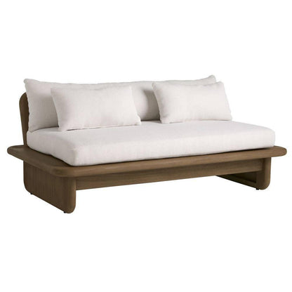 Arteriors Home Fargo Outdoor Settee Shale Outdoor Texture