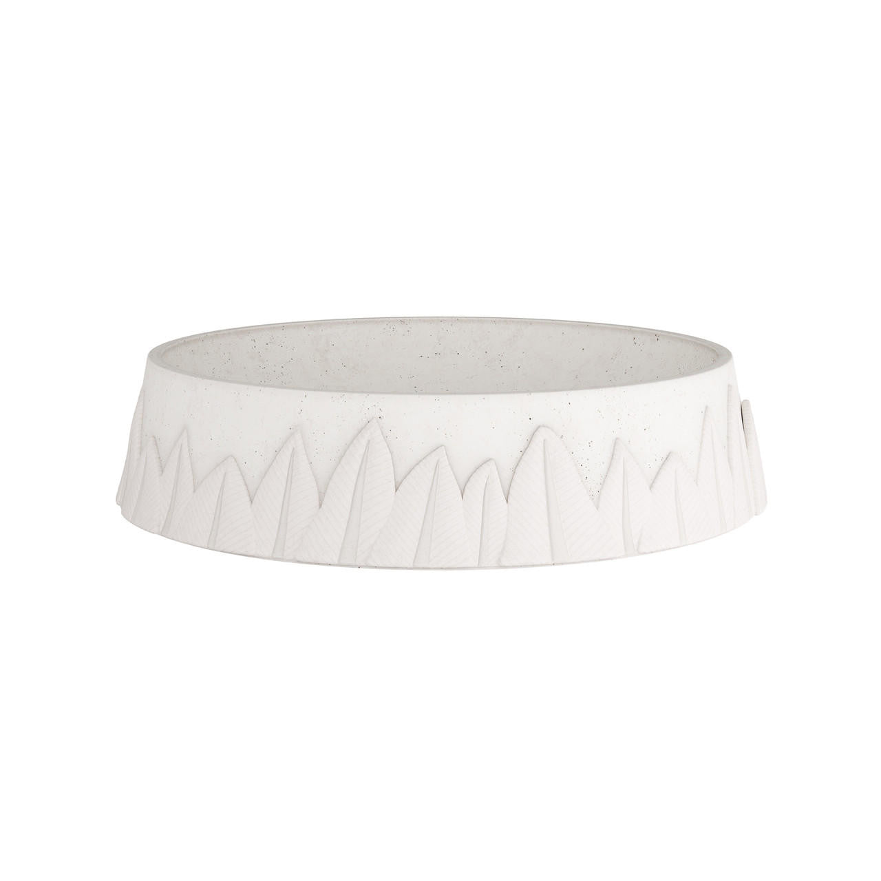 Arteriors Home Feather Short Centerpiece Ivory