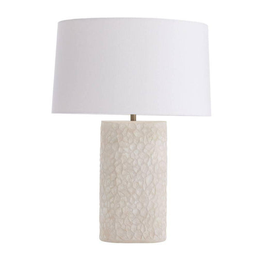 Arteriors Home Felicity Table Lamp Egg Shell, Terracotta