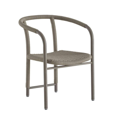 Arteriors Home Feller Outdoor Dining Chair Fossil Synthetic Rope
