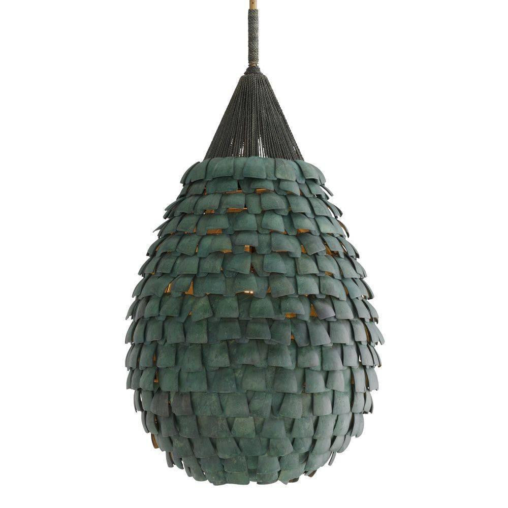 Arteriors Home Ferndale Pendant Eucalyptus Stain