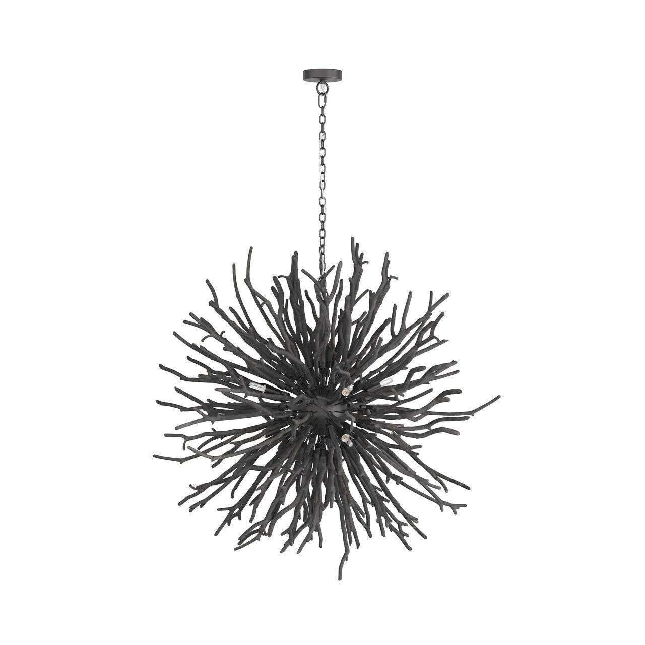 Arteriors Home Finch Chandelier Dark Gray Wash