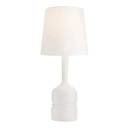 Arteriors Home Fontana Table Lamp White, Antique Brass, Off-White