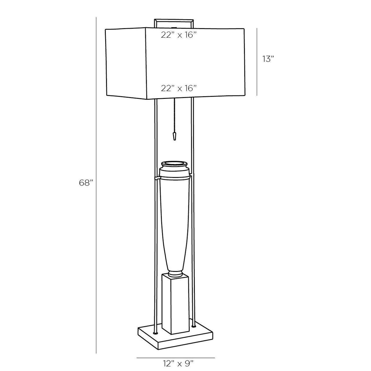 Arteriors Home Foundry Floor Lamp