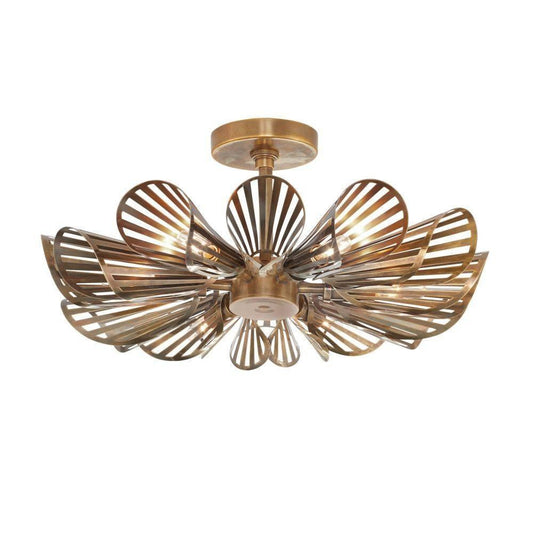 Arteriors Home Francesca Flush Mount Vintage Brass