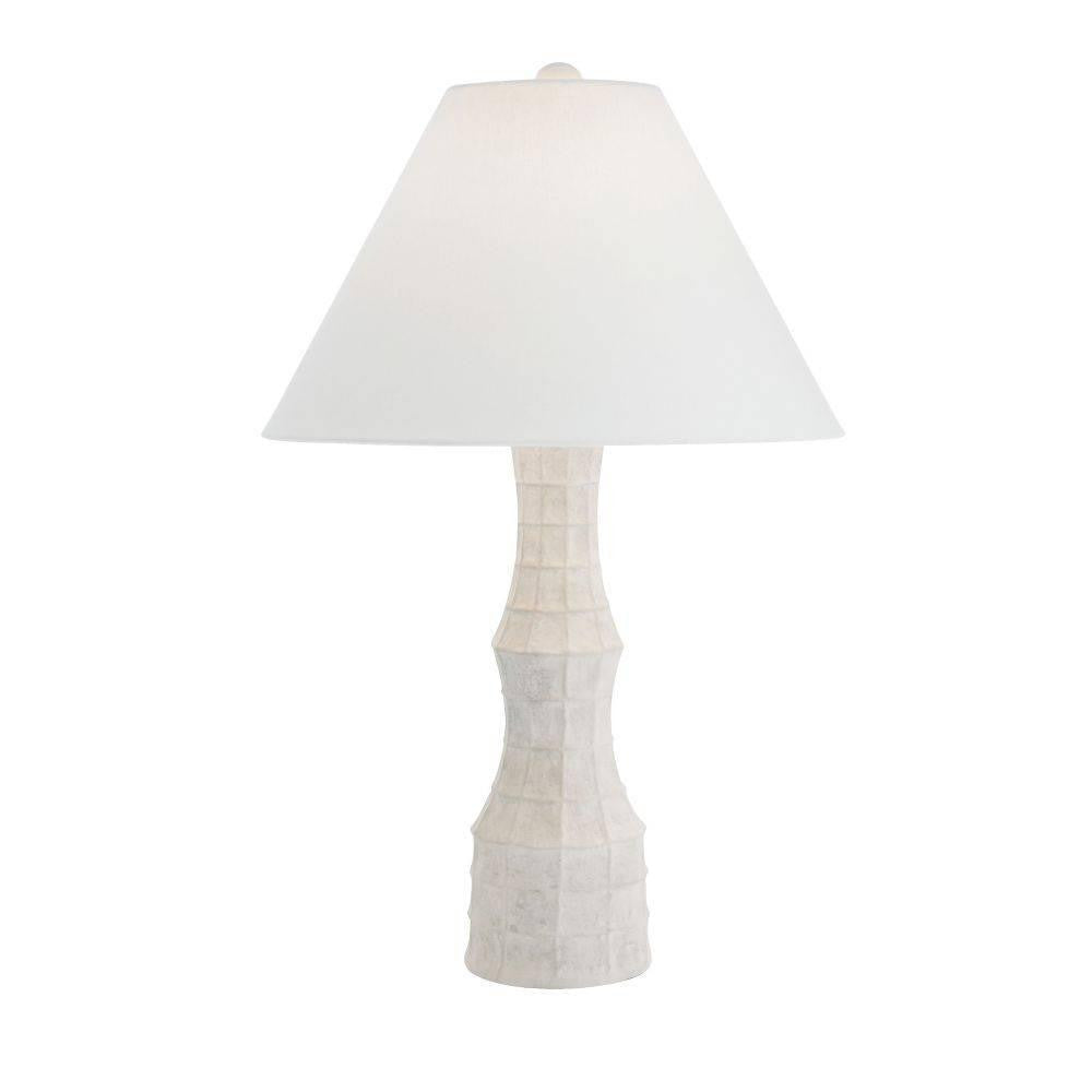 Arteriors Home Francine Table Lamp Egg Shell, Terracotta
