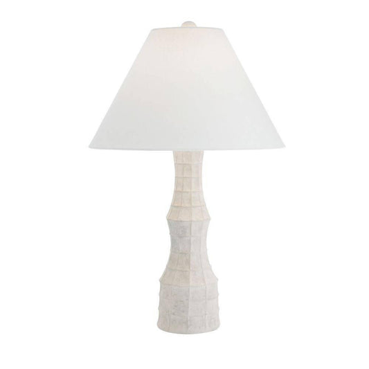 Arteriors Home Francine Table Lamp Egg Shell, Terracotta