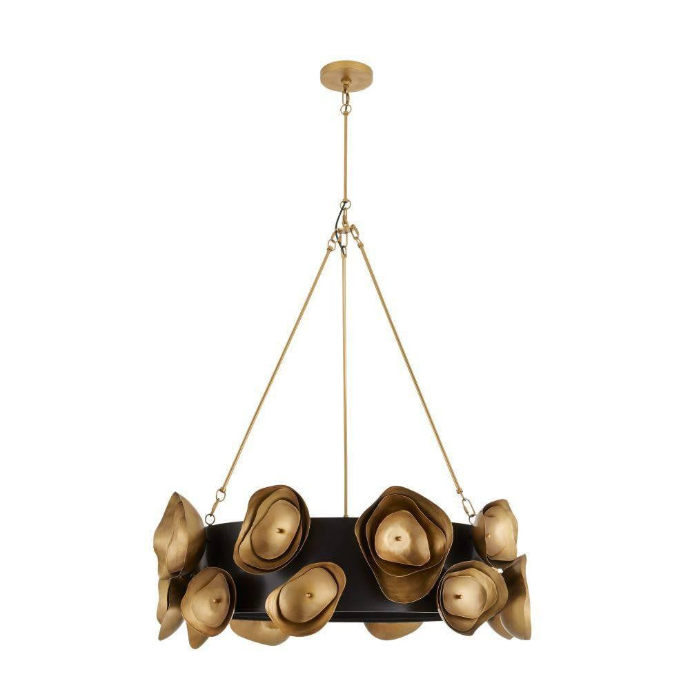 Arteriors Home Gaia Chandelier Antique Brass