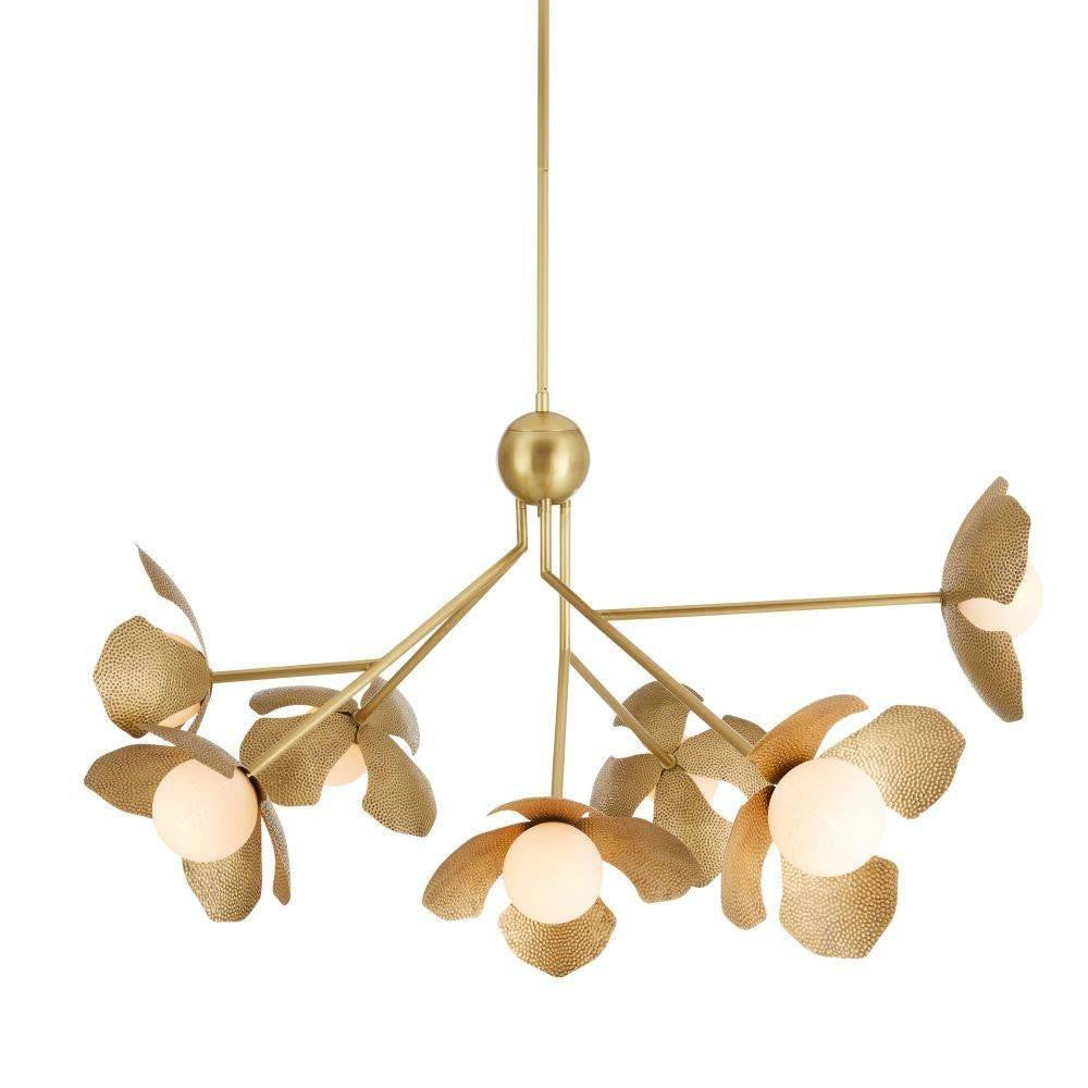 Arteriors Home Generosa Chandelier Antique Brass