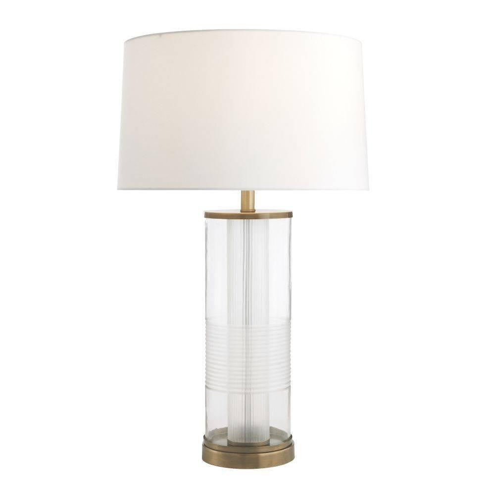 Arteriors Home Gianna Lamp Clear Etched, Glass