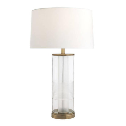 Arteriors Home Gianna Lamp Clear Etched, Glass