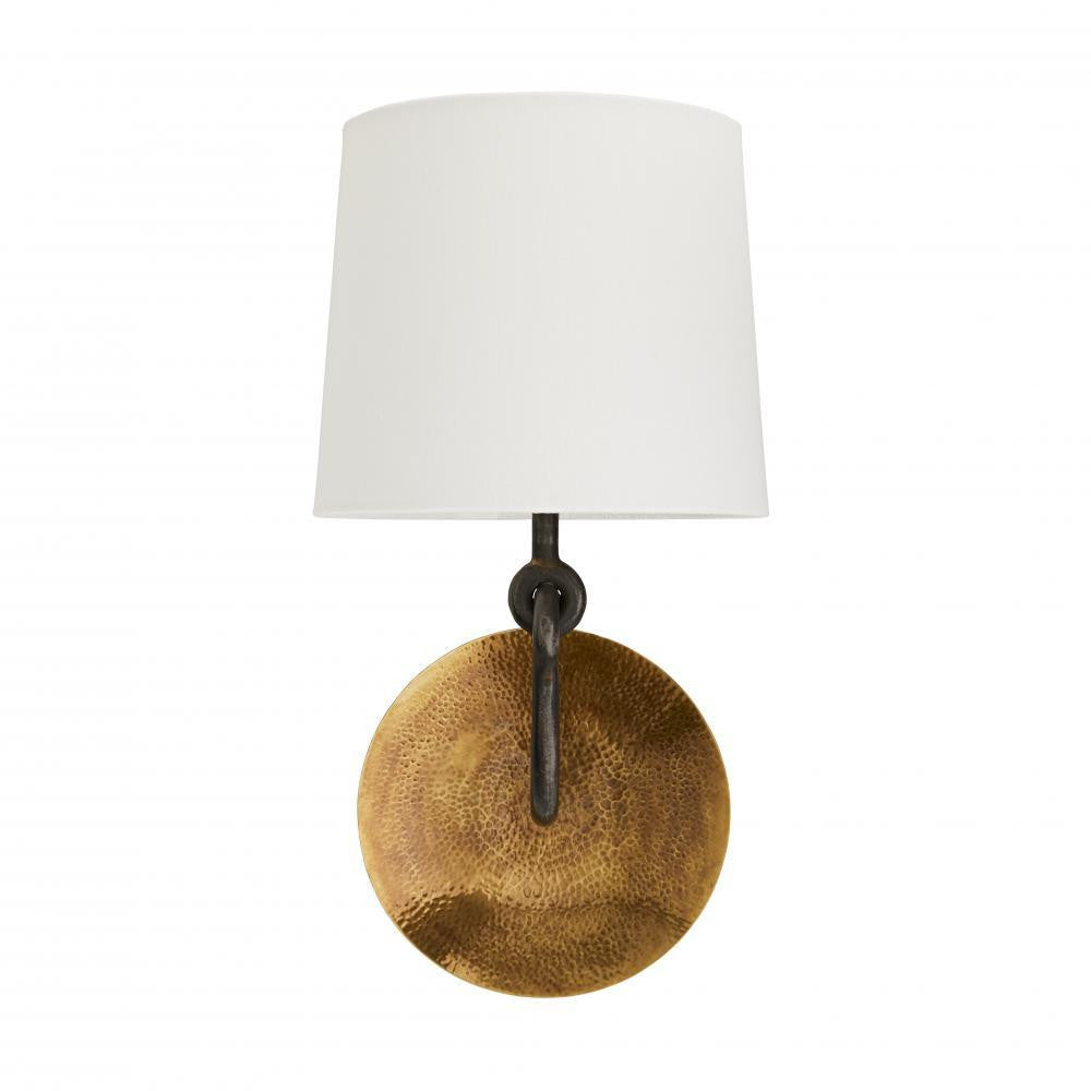Arteriors Home Giles Wall Sconce Antique Brass, Bronze
