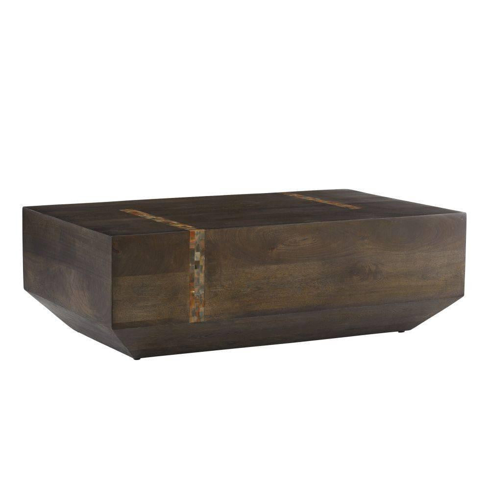 Arteriors Home Gilmore Cocktail Table Umber, Natural Faux Horn