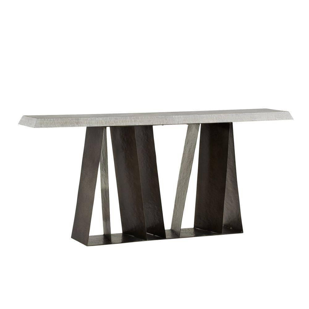 Arteriors Home Gladstone Console Smoke, Carbon