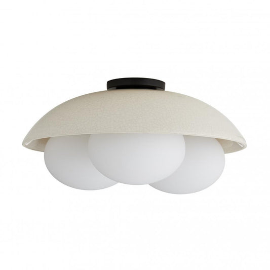 Arteriors Home Glaze Flush Mount Ivory