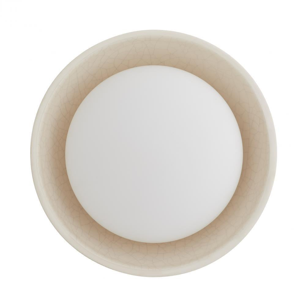 Arteriors Home Glaze Wall Sconce Ivory Stained Crackle