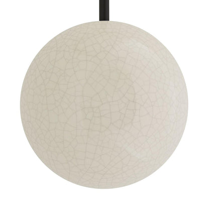 Arteriors Home Glaze Wall Sconce, 5-Light, Ivory Stained Crackle Ceramic, Blackened Steel, 44"H (DA49007 3MPLX)