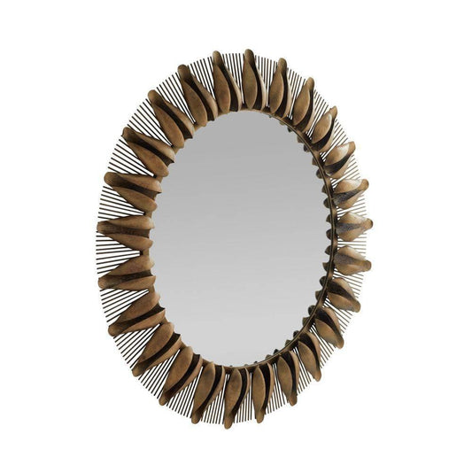 Arteriors Home Goldie Mirror Antique Brass