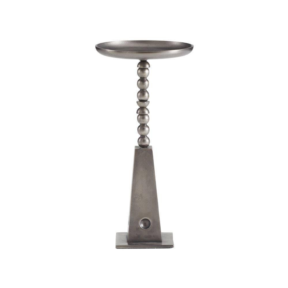 Arteriors Home Grady Drink Table Vintage Nickel