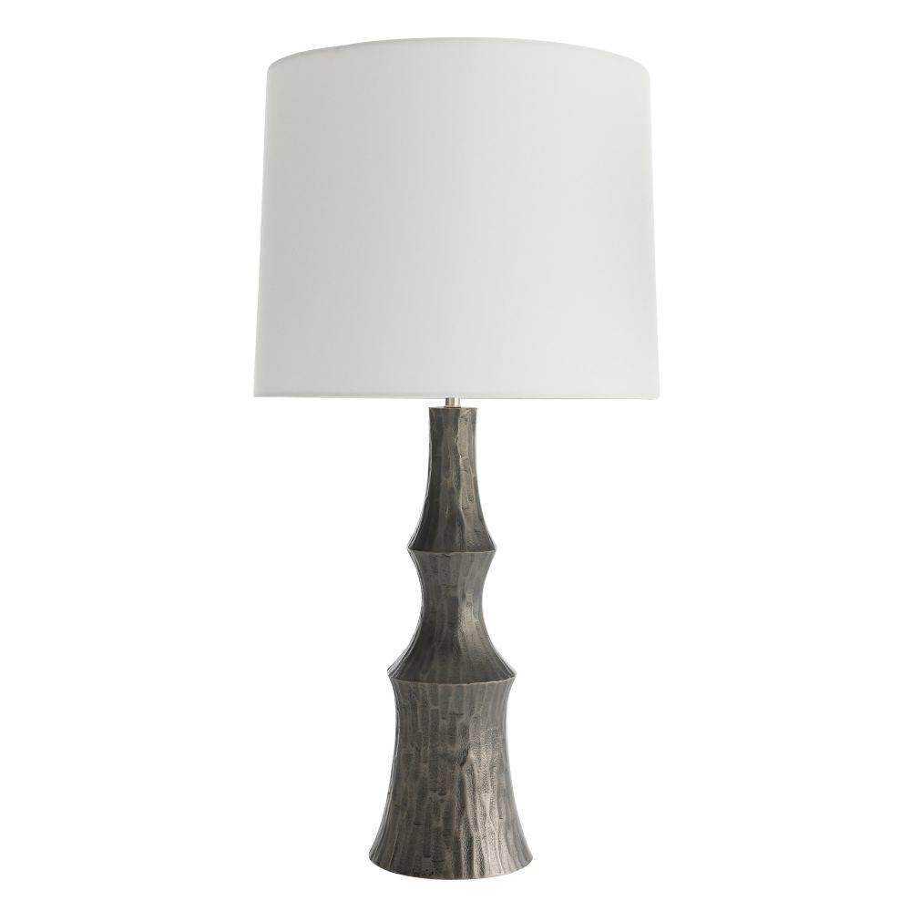 Arteriors Home Grainger Table Lamp Graphite, Cast Aluminum