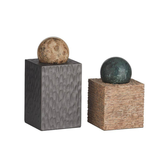Arteriors Home Greenville Sculptures, Set of 2 Forest
