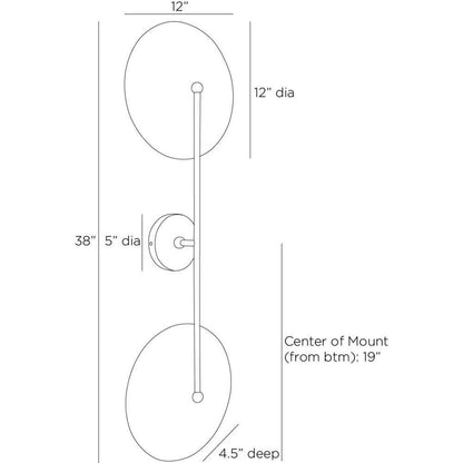 Arteriors Home Griffith Sconce