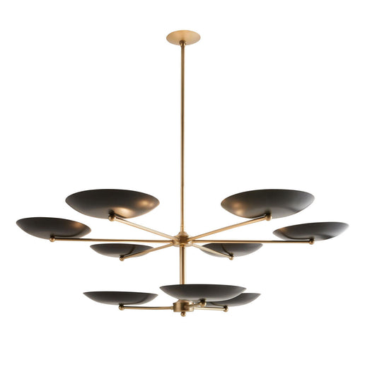 Arteriors Home Griffith Two Tiered Chandelier Bronze