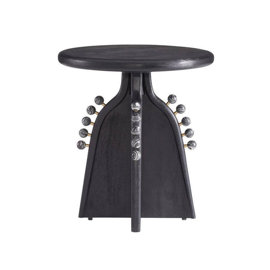 Arteriors Home Guillermo End Table Ebony, Venus