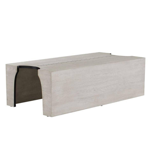 Arteriors Home Halton Cocktail Table Smoke, Blackened Iron