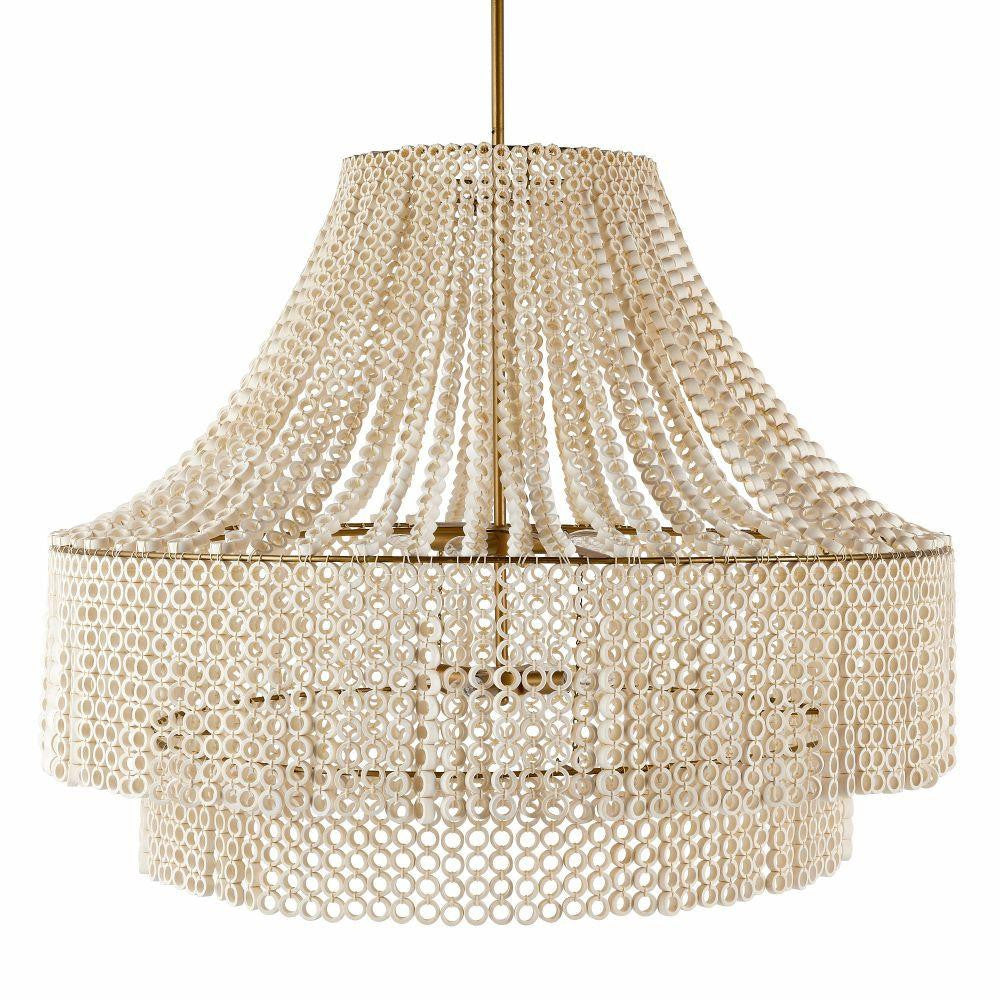 Arteriors Home Hannie Large Chandelier White