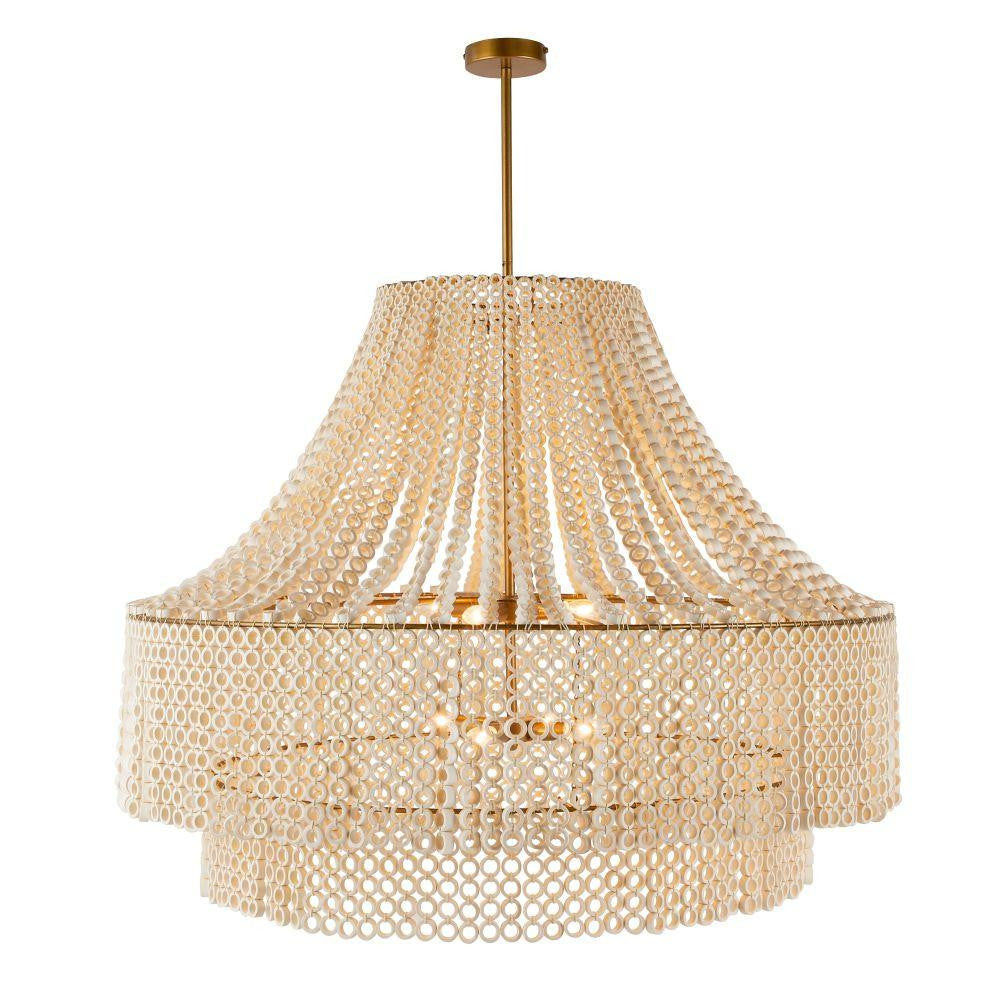 Arteriors Home Hannie Large Chandelier White White