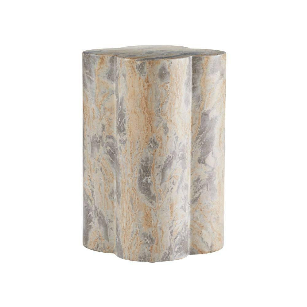Arteriors Home Harlow Accent Table Sahara Faux Marble