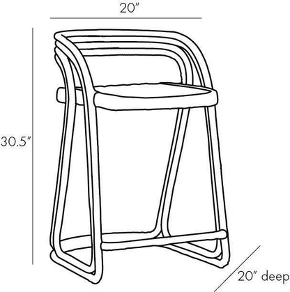 Arteriors Home Harrington Counter Stool