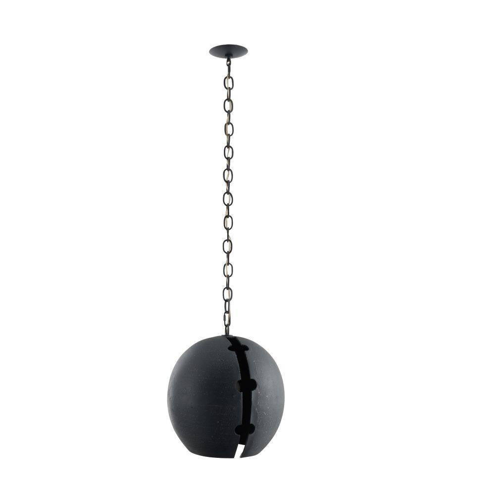 Arteriors Home Hartland Pendant Matte Charcoal