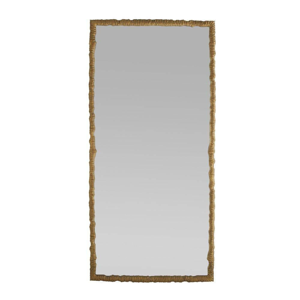 Arteriors Home Hawkins Floor Mirror Antique Brass
