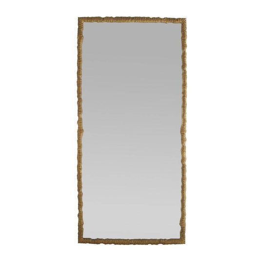 Arteriors Home Hawkins Floor Mirror Antique Brass