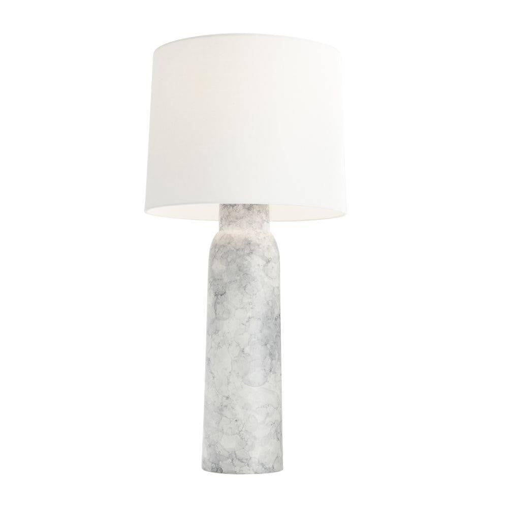 Arteriors Home Heather Table Lamp Thundercloud, Porcelain
