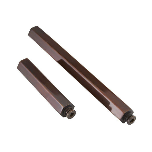 Arteriors Home Heirloom Brass Hex Extension Pipe (1) 6" and (1) 12" PIPE-411