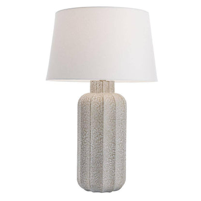 Arteriors Home Henrietta Table Lamp Lunar Reactive, Antique Brass, Off-White