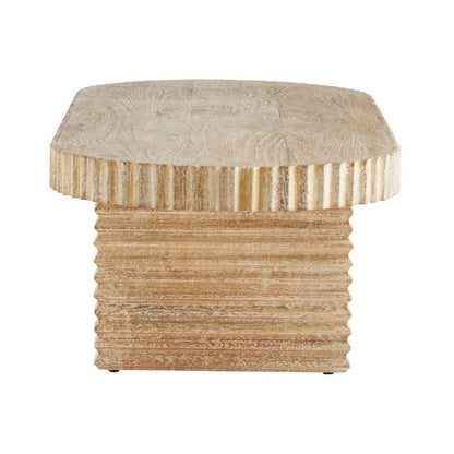 Arteriors Home Hilbeck Coffee Table Limed Wash