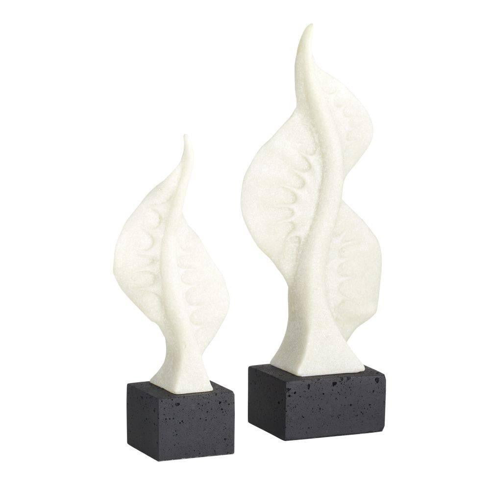 Arteriors Home Hiro Sculptures, Set of 2 Ivory