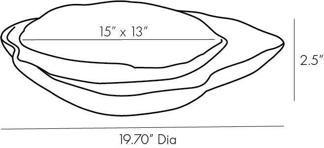 Arteriors Home Hollie Trays, Set of 2