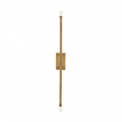 Arteriors Home Hutu Wall Sconce, 2-Light, 2 Bronze, Antique Brass, 41.5"H (DS44011 3MPN5)