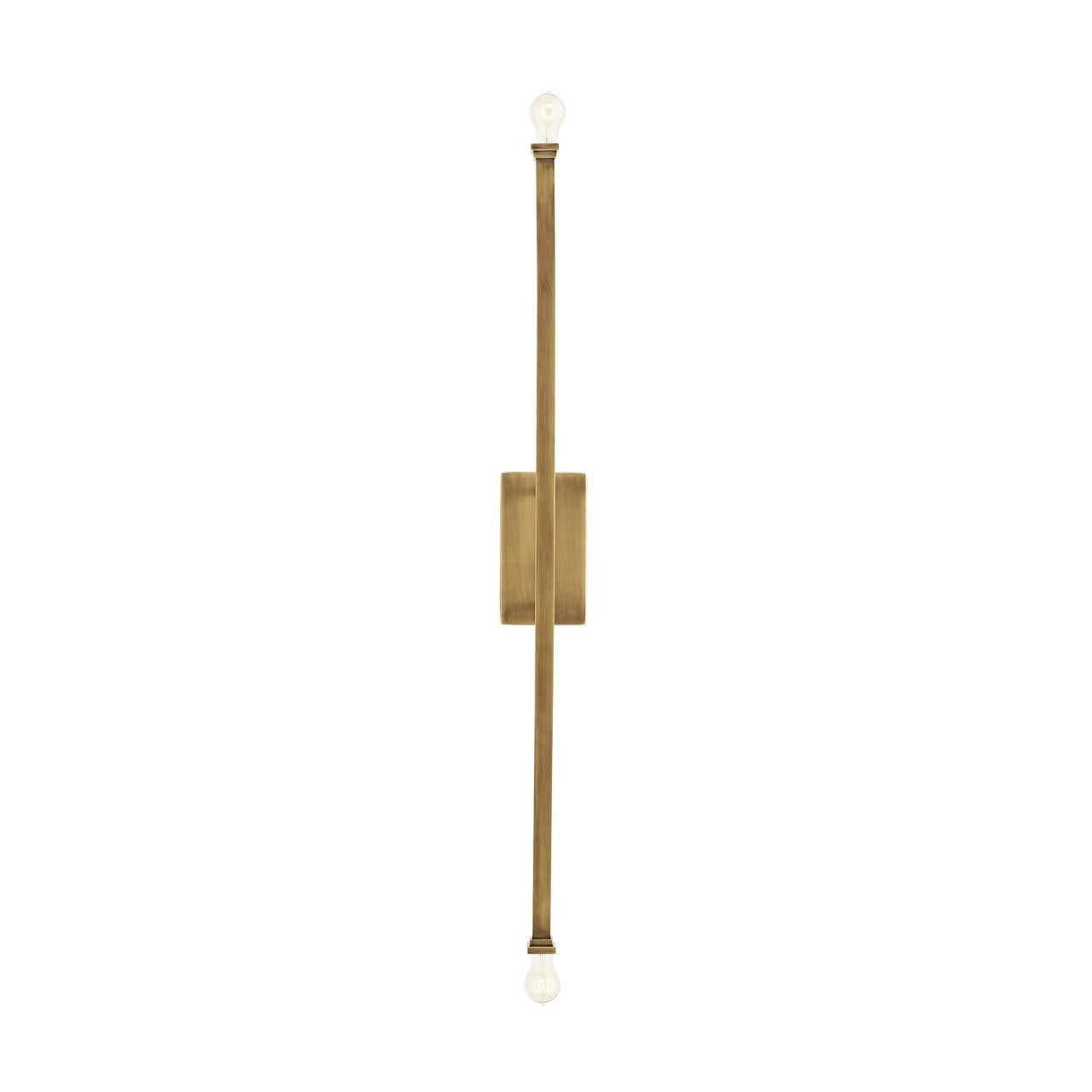Arteriors Home Hutu Wall Sconce, 2-Light, 2 Bronze, Antique Brass, 41.5"H (DS44011 3MPN5)