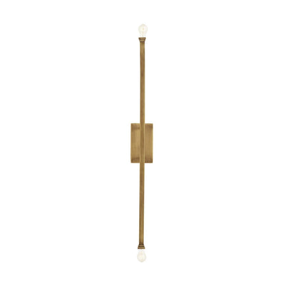 Arteriors Home Hutu Wall Sconce, 2-Light, 2 Bronze, Antique Brass, 41.5"H (DS44011 3MPN5)